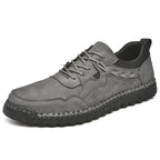 Men's Soft Hand Sewn Lace-Up Sneakers