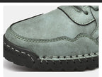 Men's Soft Hand Sewn Lace-Up Sneakers