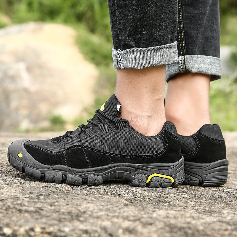Men's Wear-resistant And Anti-skid Outdoor Retro Mountaineering Shoes And Tactical Boots