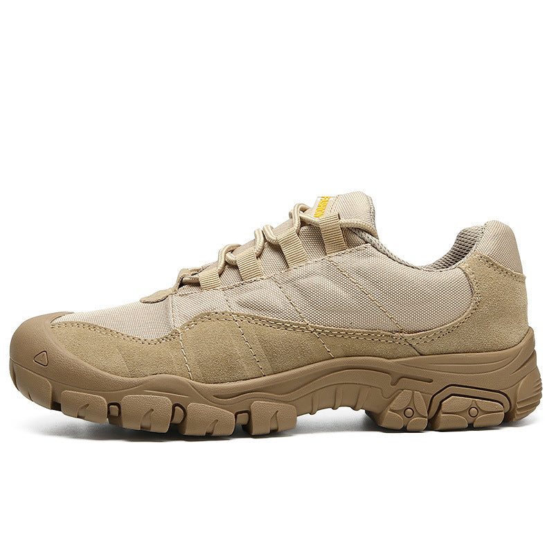 Men's Wear-resistant And Anti-skid Outdoor Retro Mountaineering Shoes And Tactical Boots
