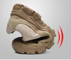 Men's Wear-resistant And Anti-skid Outdoor Retro Mountaineering Shoes And Tactical Boots