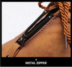 Men's High-top Zipper Breathable Outdoor Casual Shoes