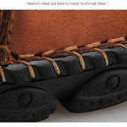 Men's Outdoor Soft Wear Resistant Lightweight Mid-cut Lace-up Stitched Martin Boots