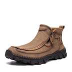 Men's Soft And Breathable Zipper Outdoor Tooling Boots
