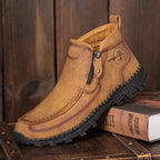 Men's Soft And Breathable Zipper Outdoor Tooling Boots