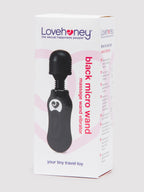Lovehoney 3-Speed Micro Massage Wand Vibrator, Black | Black