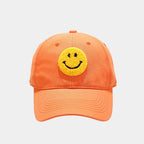Smile Patch Soft Top Baseball Cap