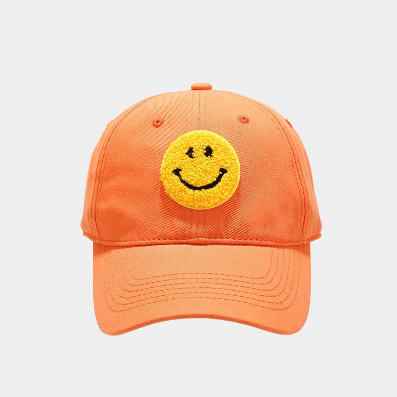 Smile Patch Soft Top Baseball Cap