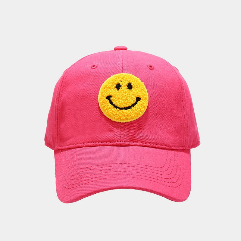 Smile Patch Soft Top Baseball Cap
