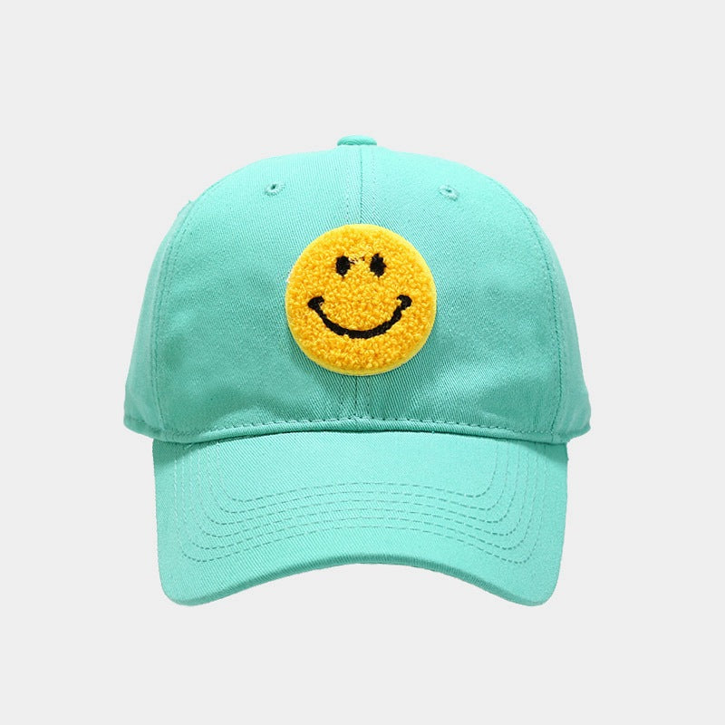 Smile Patch Soft Top Baseball Cap