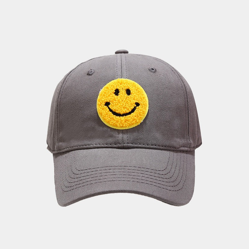 Smile Patch Soft Top Baseball Cap