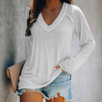 Fashion Casual Solid Color T-shirt