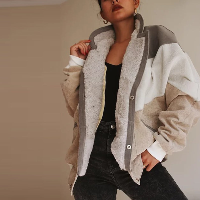 Vintage Striper Women's Cotton Jacket