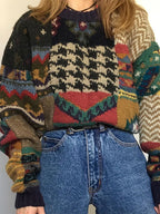 Womens Vintage Knit Sweater