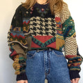 Womens Vintage Knit Sweater