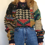 Womens Vintage Knit Sweater