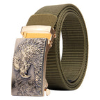 Eagle Head Imitation Nylon Thick Woven Tactical Belt