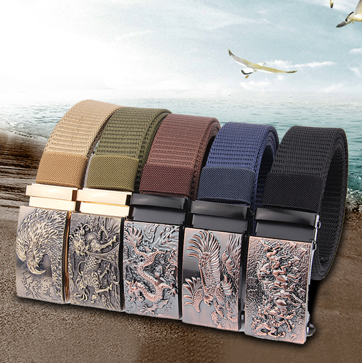 Eagle Head Imitation Nylon Thick Woven Tactical Belt