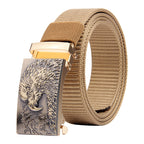 Eagle Head Imitation Nylon Thick Woven Tactical Belt