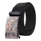 Eagle Head Imitation Nylon Thick Woven Tactical Belt