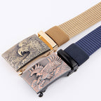 Eagle Head Imitation Nylon Thick Woven Tactical Belt
