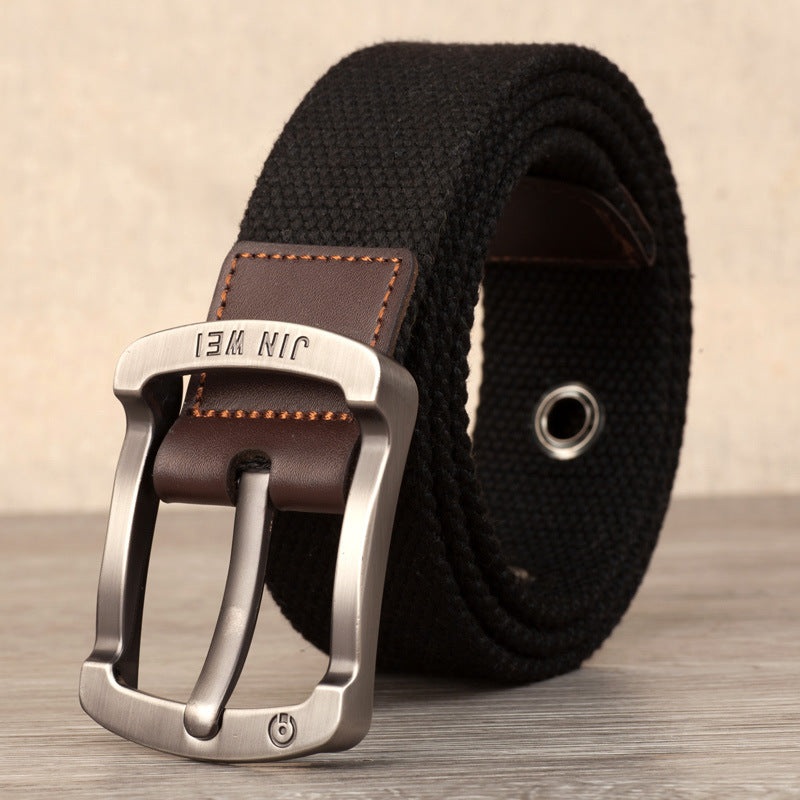 Men's Outdoor Casual Pin Buckle Canvas Belt