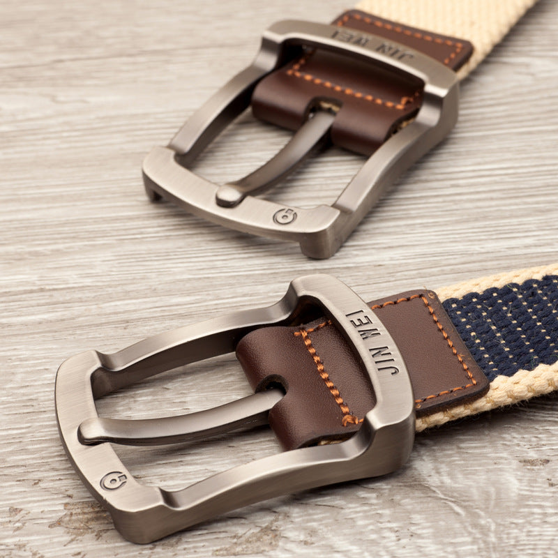 Men's Outdoor Casual Pin Buckle Canvas Belt