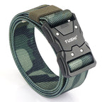 Men's Outdoor Training Nylon Tactical Quick Release Buckle Tooling Belt