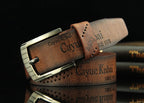 Pin Buckle Belt Men's Belt Casual Fashion Antique Trousers Retro Hollow Style