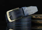 Pin Buckle Belt Men's Belt Casual Fashion Antique Trousers Retro Hollow Style