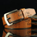 Pin Buckle Belt Men's Belt Casual Fashion Antique Trousers Retro Hollow Style