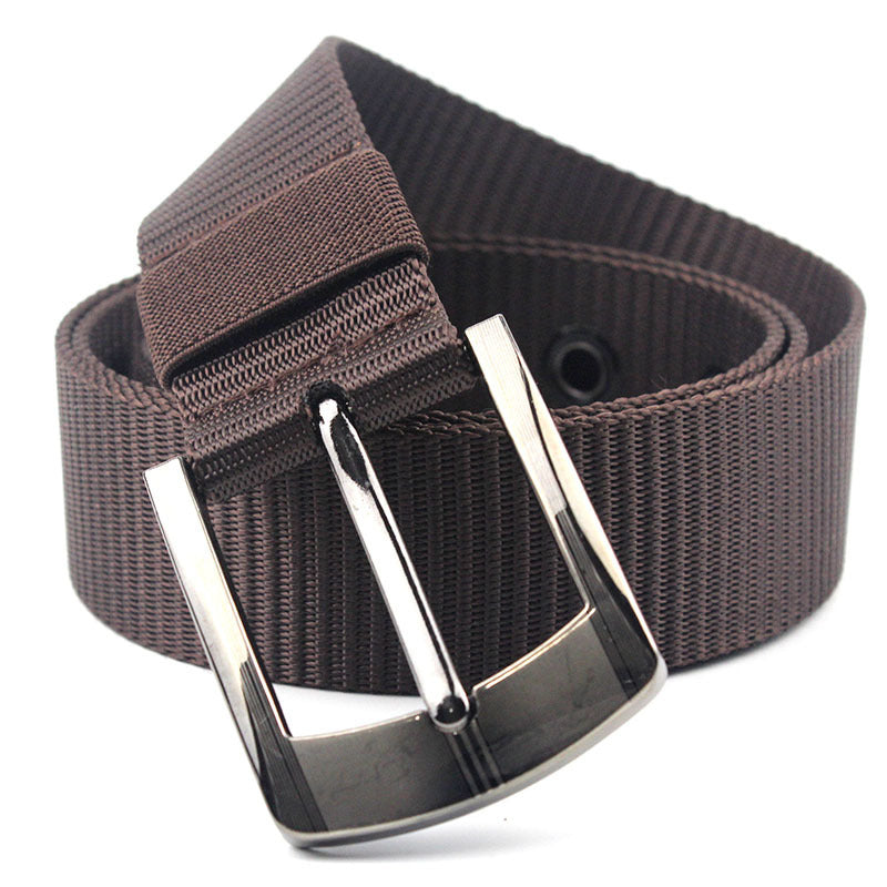 Men's Tactical Canvas Nylon Casual Outdoor Training Belt