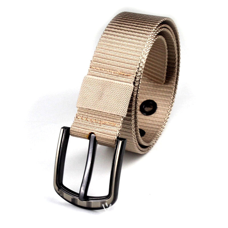 Men's Tactical Canvas Nylon Casual Outdoor Training Belt