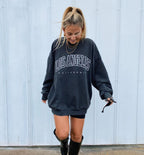 Women Vintage Los Angeles Oversized Pullover