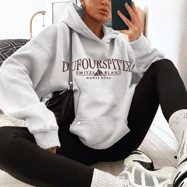 Mountain Print Hoodie