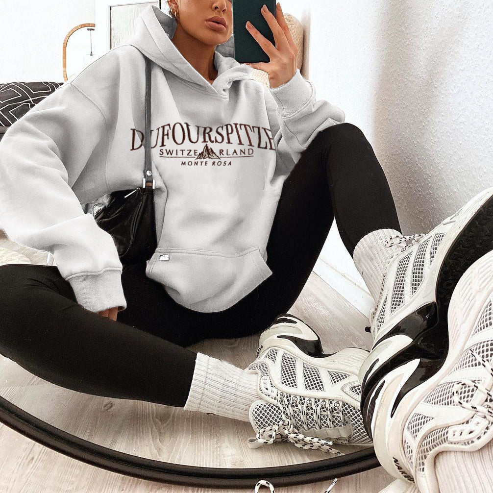 Mountain Print Hoodie