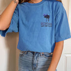Women's Letter Print Short Sleeve Mid-Long T-Shirt