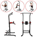 KARMAS PRODUCT Power Tower Home Gym Pull Up Workout Dip Stand Bar Station Adjustable Height Strength Training Fitness Exercise Equipment