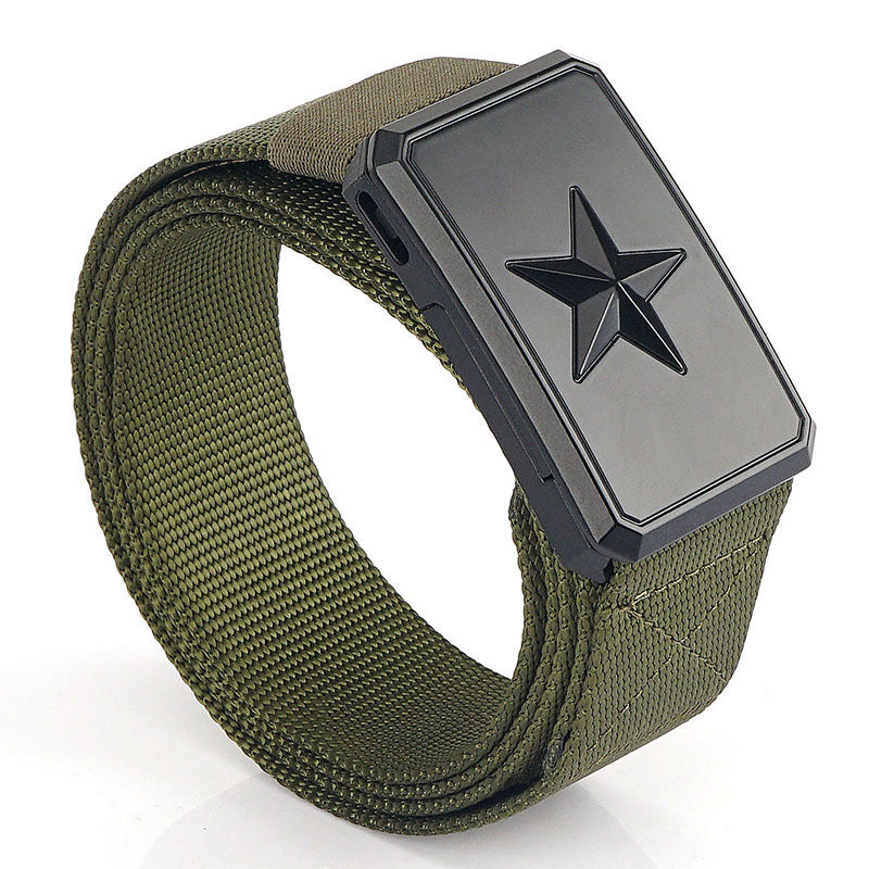 Five-star Magnetic Buckle Tactical Nylon Belt