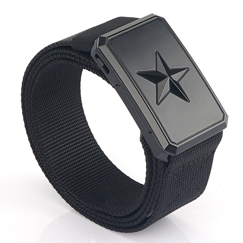 Five-star Magnetic Buckle Tactical Nylon Belt