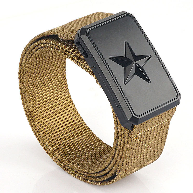 Five-star Magnetic Buckle Tactical Nylon Belt