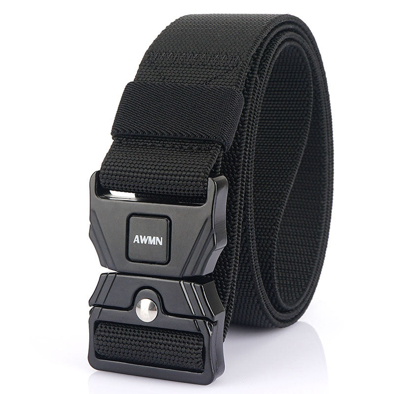 Men's Magnetic Buckle Tactical Outdoor Sports And Leisure Nylon Belt