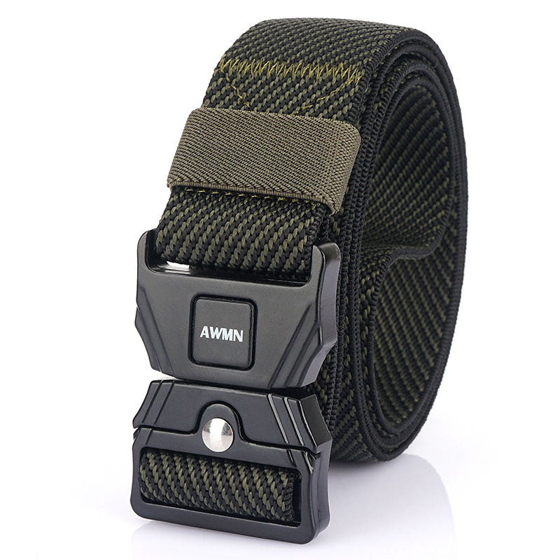 Men's Magnetic Buckle Tactical Outdoor Sports And Leisure Nylon Belt