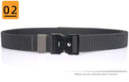 Men's Magnetic Buckle Tactical Outdoor Sports And Leisure Nylon Belt
