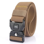 Men's Magnetic Buckle Tactical Outdoor Sports And Leisure Nylon Belt