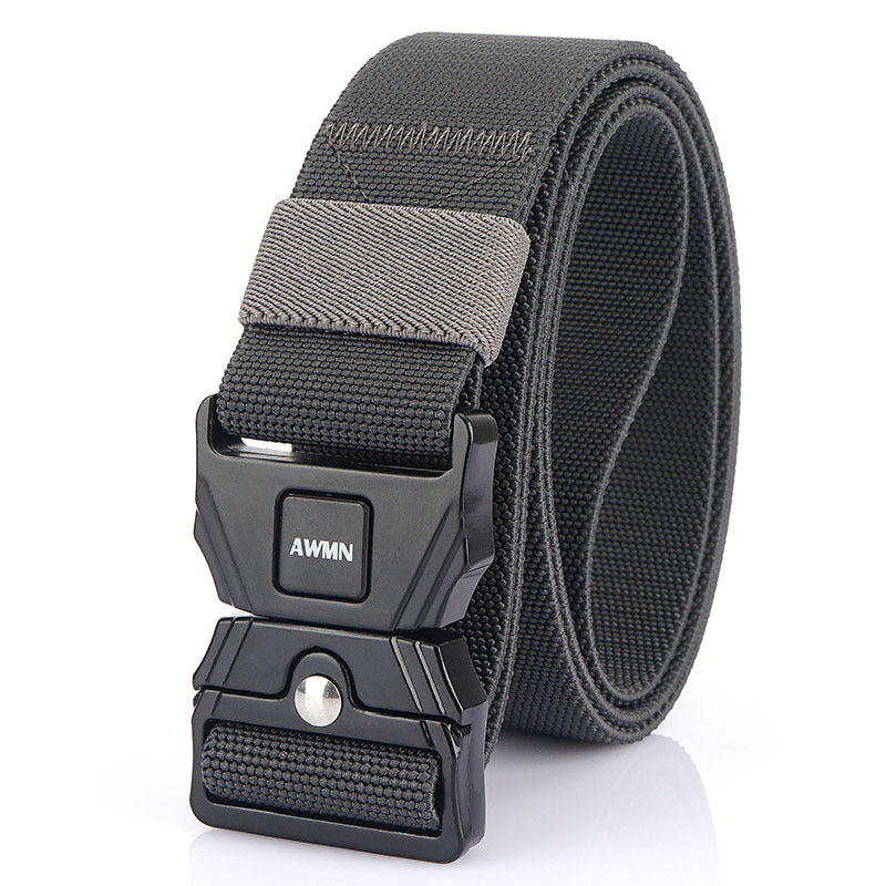 Men's Magnetic Buckle Tactical Outdoor Sports And Leisure Nylon Belt