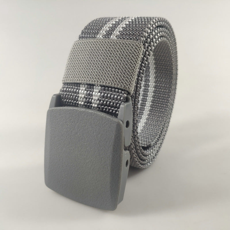 Plastic Buckle Nylon Tactical Belt Men's Outdoor Quick-drying Durable Hypoallergenic Canvas Military Training Belt