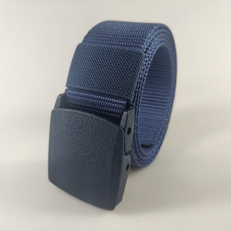 Plastic Buckle Nylon Tactical Belt Men's Outdoor Quick-drying Durable Hypoallergenic Canvas Military Training Belt