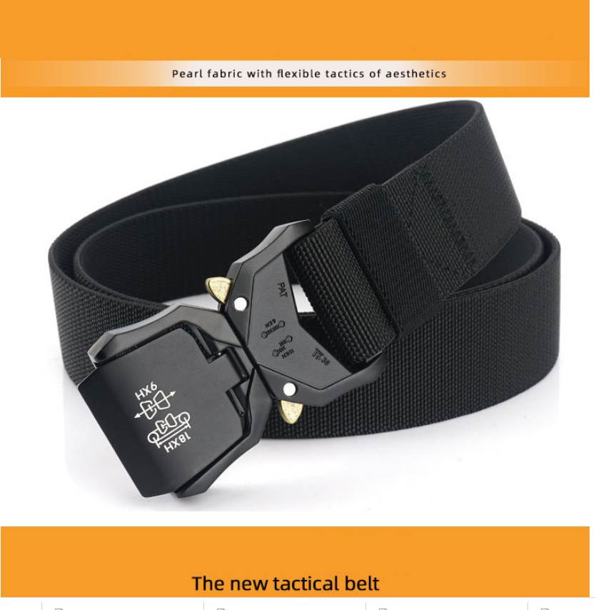 Outdoor Tactical Belt Quick Release Aluminum Alloy Outer Belt