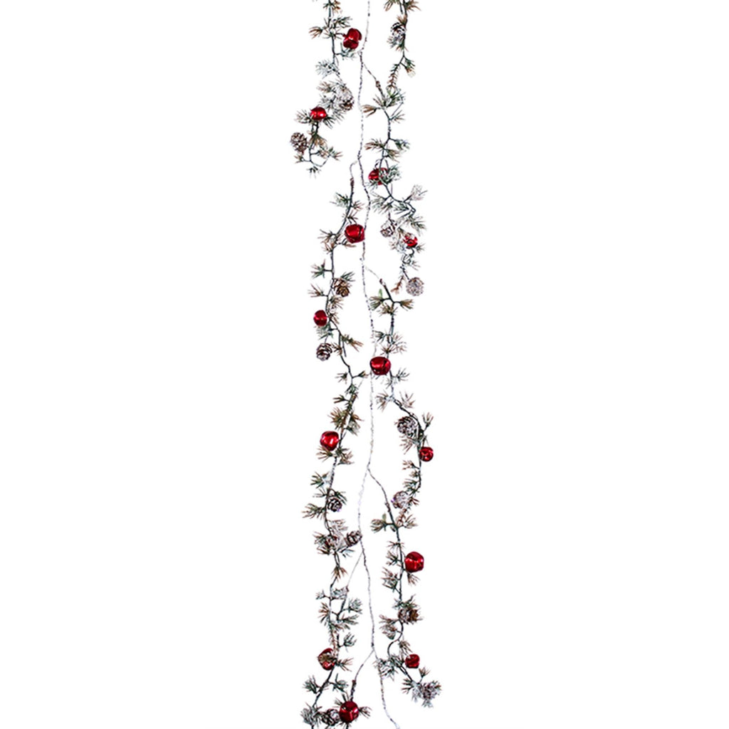 Pine/Bell Garland (Set of 12) 5'L Plastic